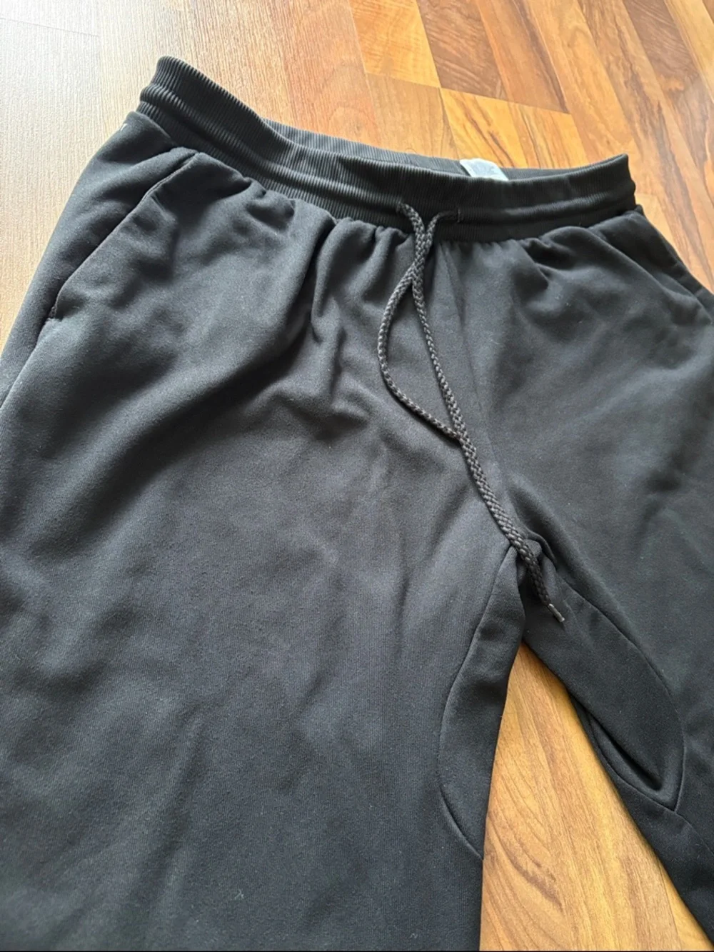 adidas Men’s Black Jogger Sweatpants with Logo Size XL